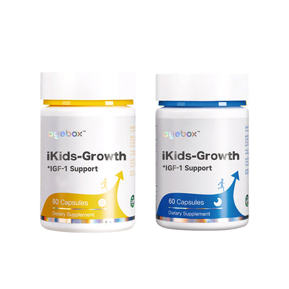 AGEBOX iKids-Growth Helps Kids Grow & Develop Healthily for Kids Ages 5 to 18 (Day + Night)